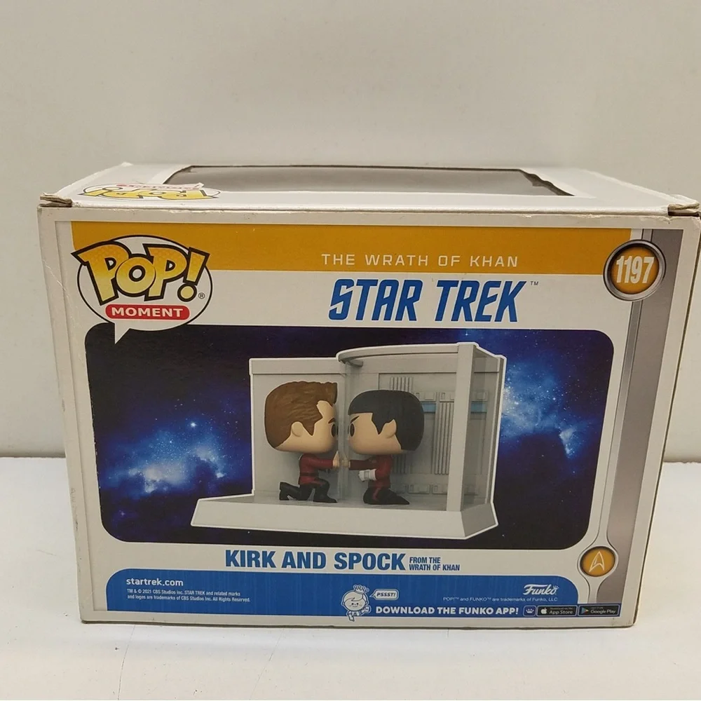 Funko Pop! Star Trek Wrath of Khan Kirk and Spock #1197 - Picture 2 of 3